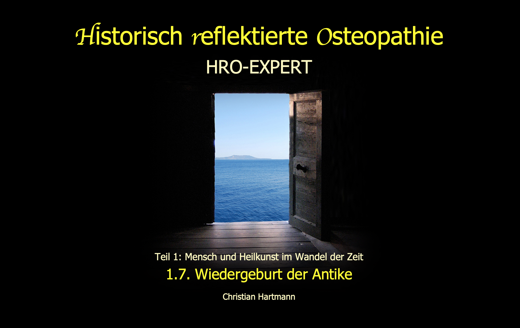 HRO-EXPERT: 1.7. Wiedergeburt der Antike  